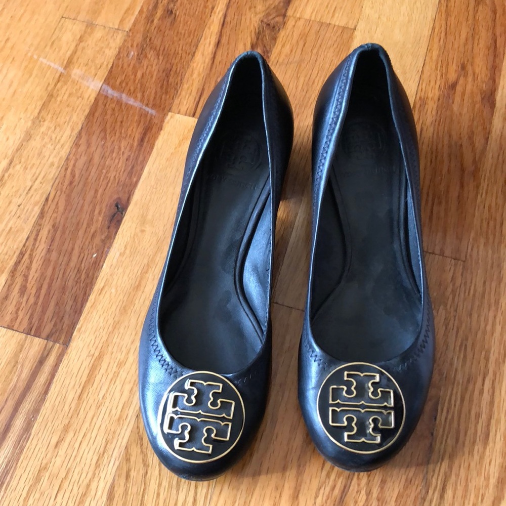 Tory Burch blocked heel pumps